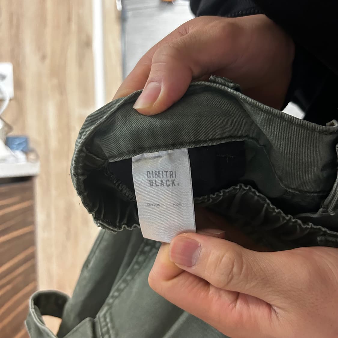디미트리블랙 올리브 더블니 카펜터 팬츠 2 상품이미지3