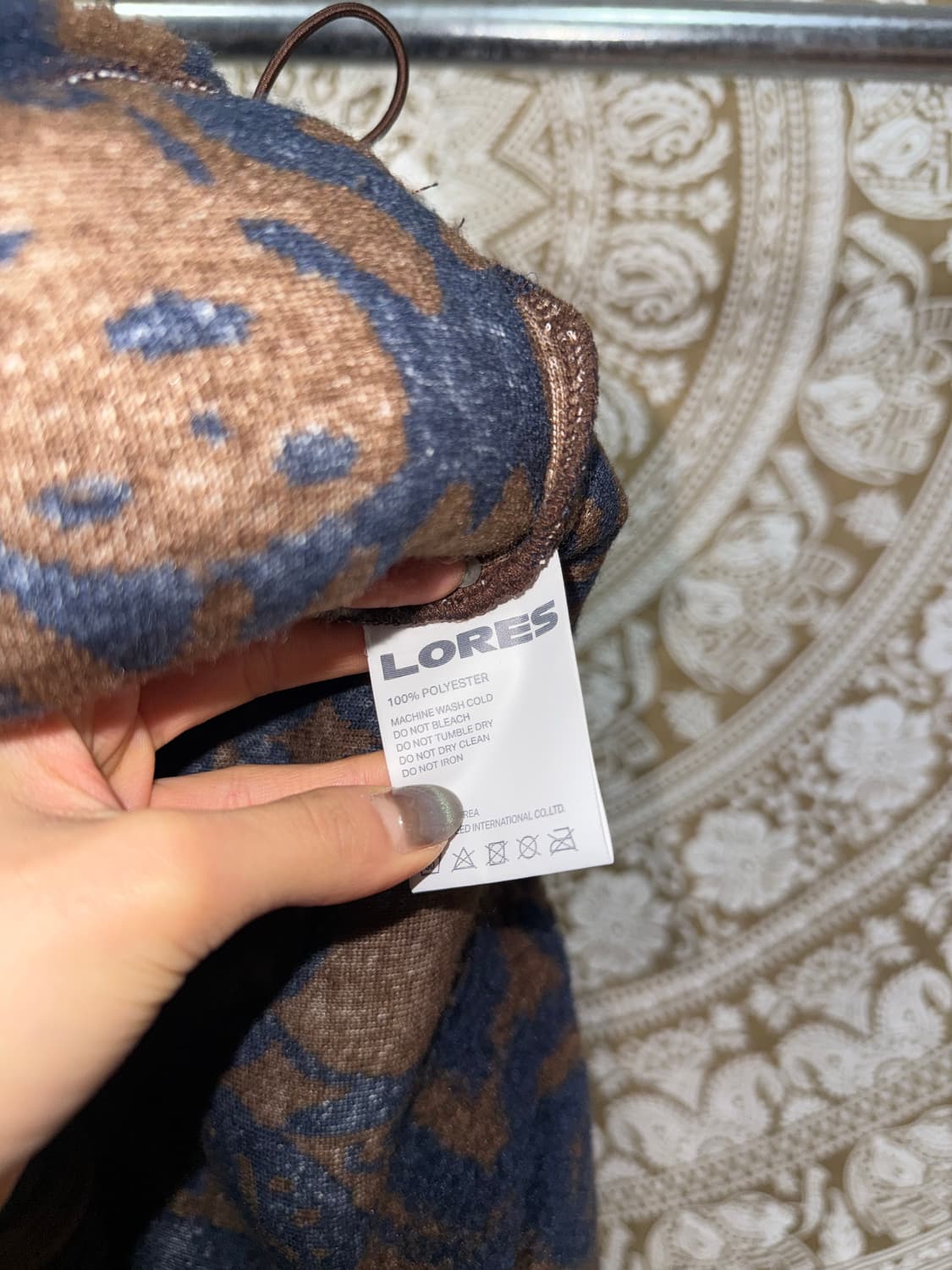 LORES x YETARO OHKAWARA 패턴 양털 후리스 자켓 상품이미지7