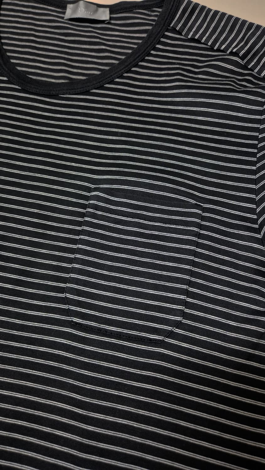 Dior Homme 07ss Striped pocket T-shirt 상품이미지5