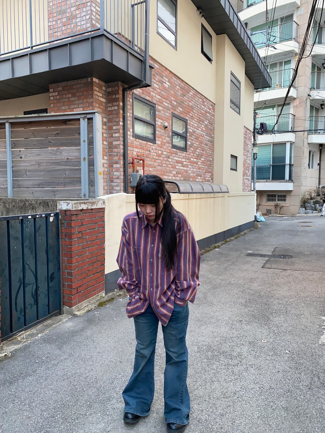 Levis 리바이스 플란넬 스트라이프 셔츠 상품이미지9