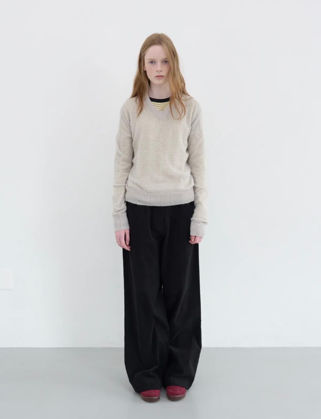 엔조블루스 코듀로이 와이드 팬츠 상품이미지1