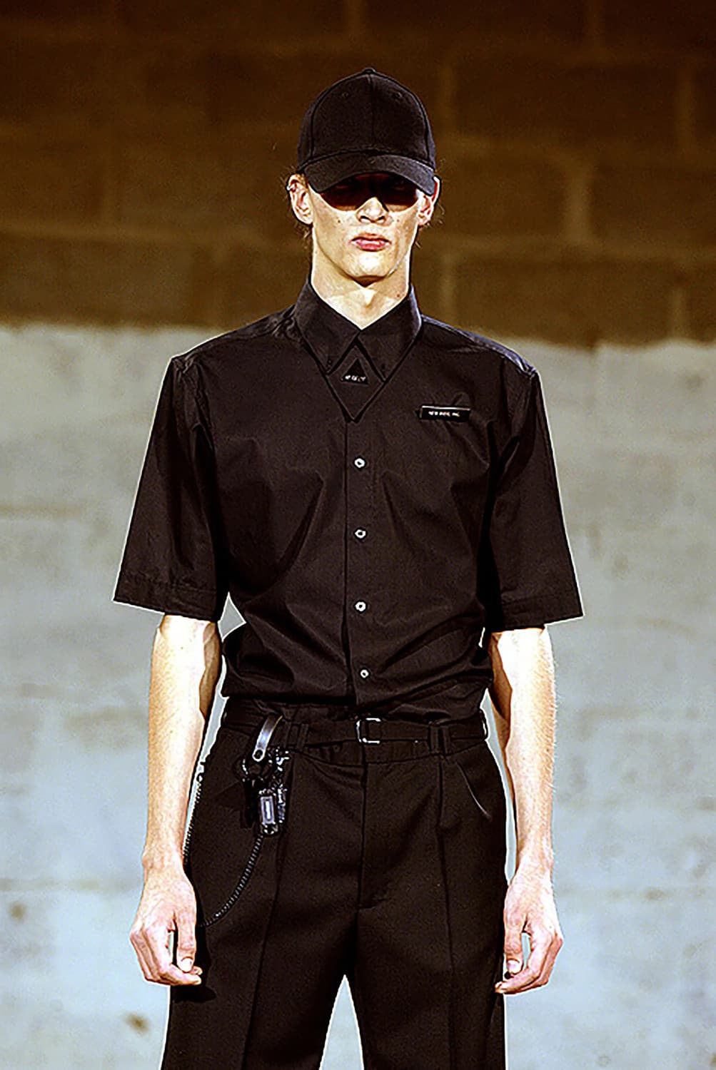 [os] 라프시몬스 03ss 컨슘드 베이스볼캡 상품이미지1