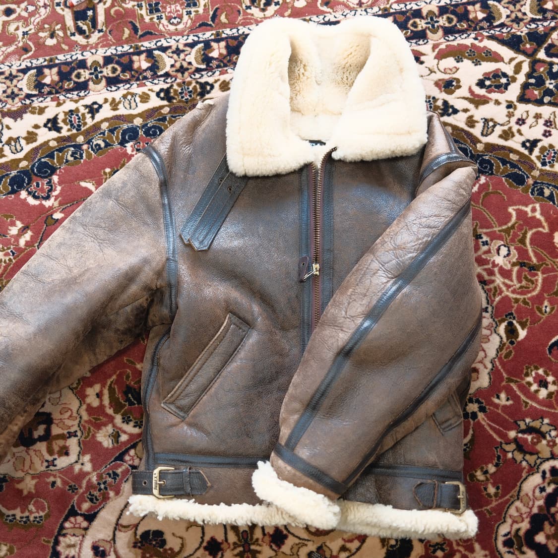 아비렉스 b3 무스탕 무통 자켓 36 상품이미지1