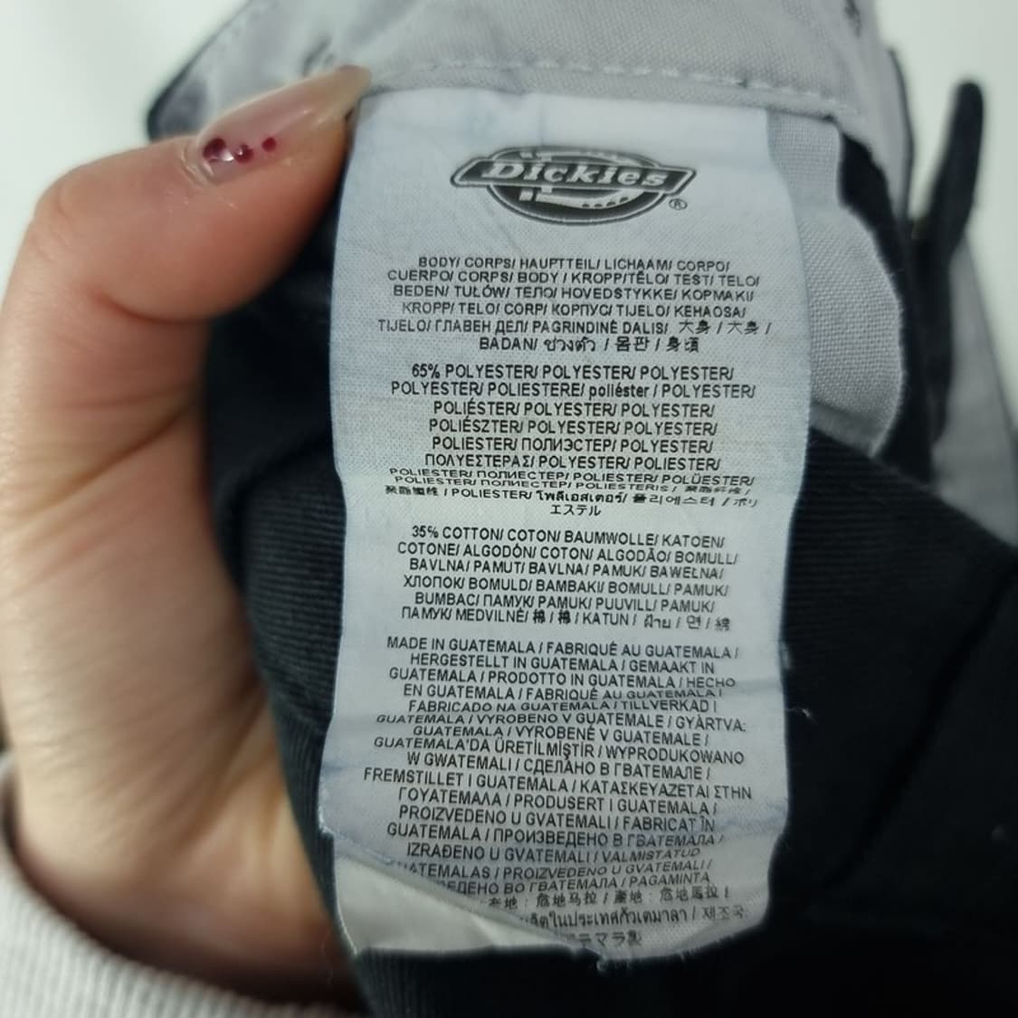 [디키즈] 874 루즈 스트레이트 워크 팬츠 블랙 M19350 상품이미지9