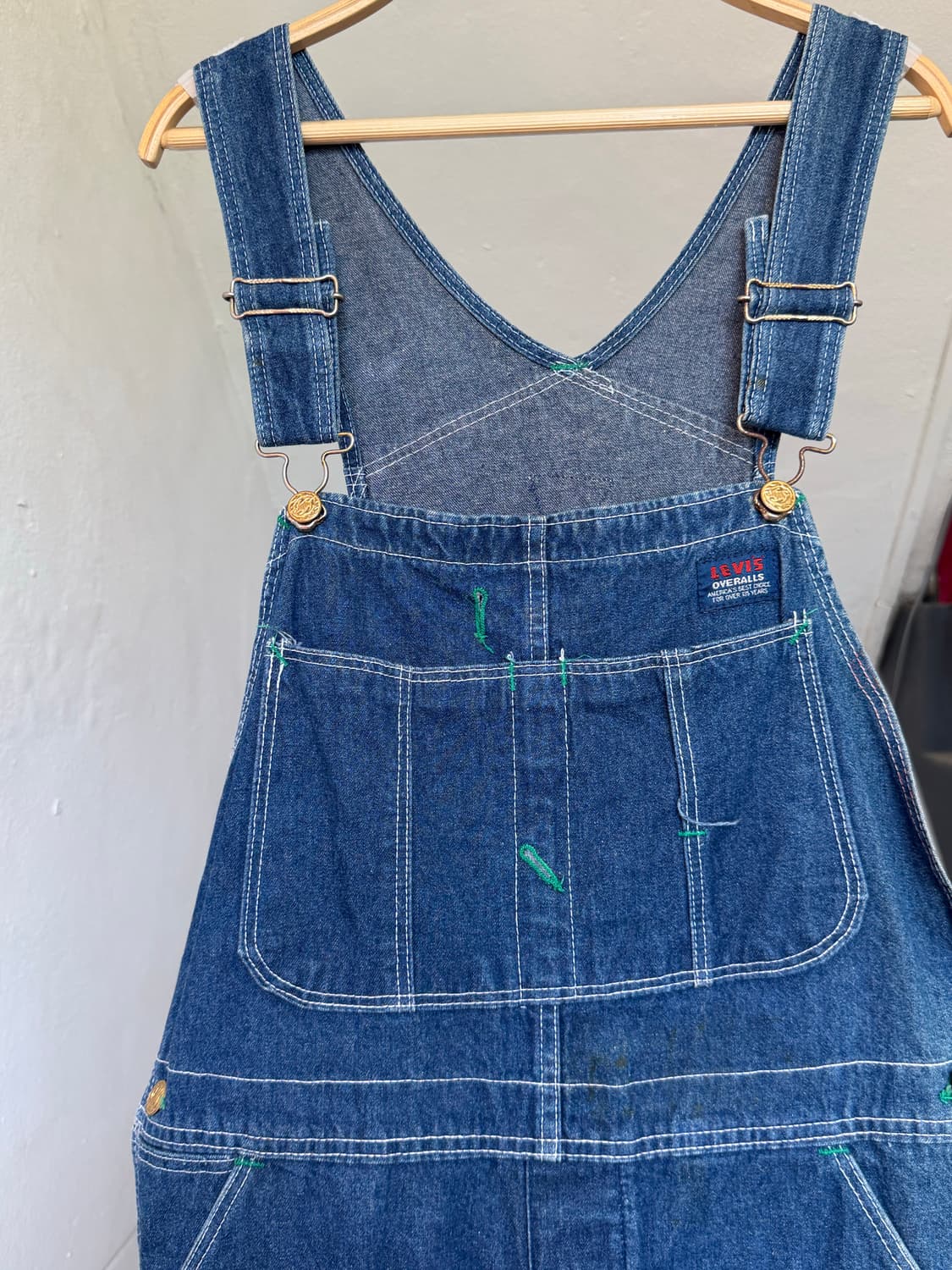 LEVI‘S 고전 데님 멜빵 스커트 상품이미지2