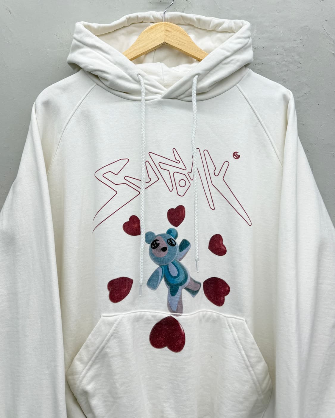 Sunday Off Club 3D 베어 아트워크 스웻 후디 상품이미지2