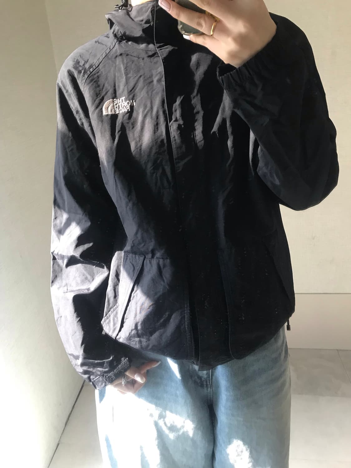 노페 블랙 바람막이 상품이미지4