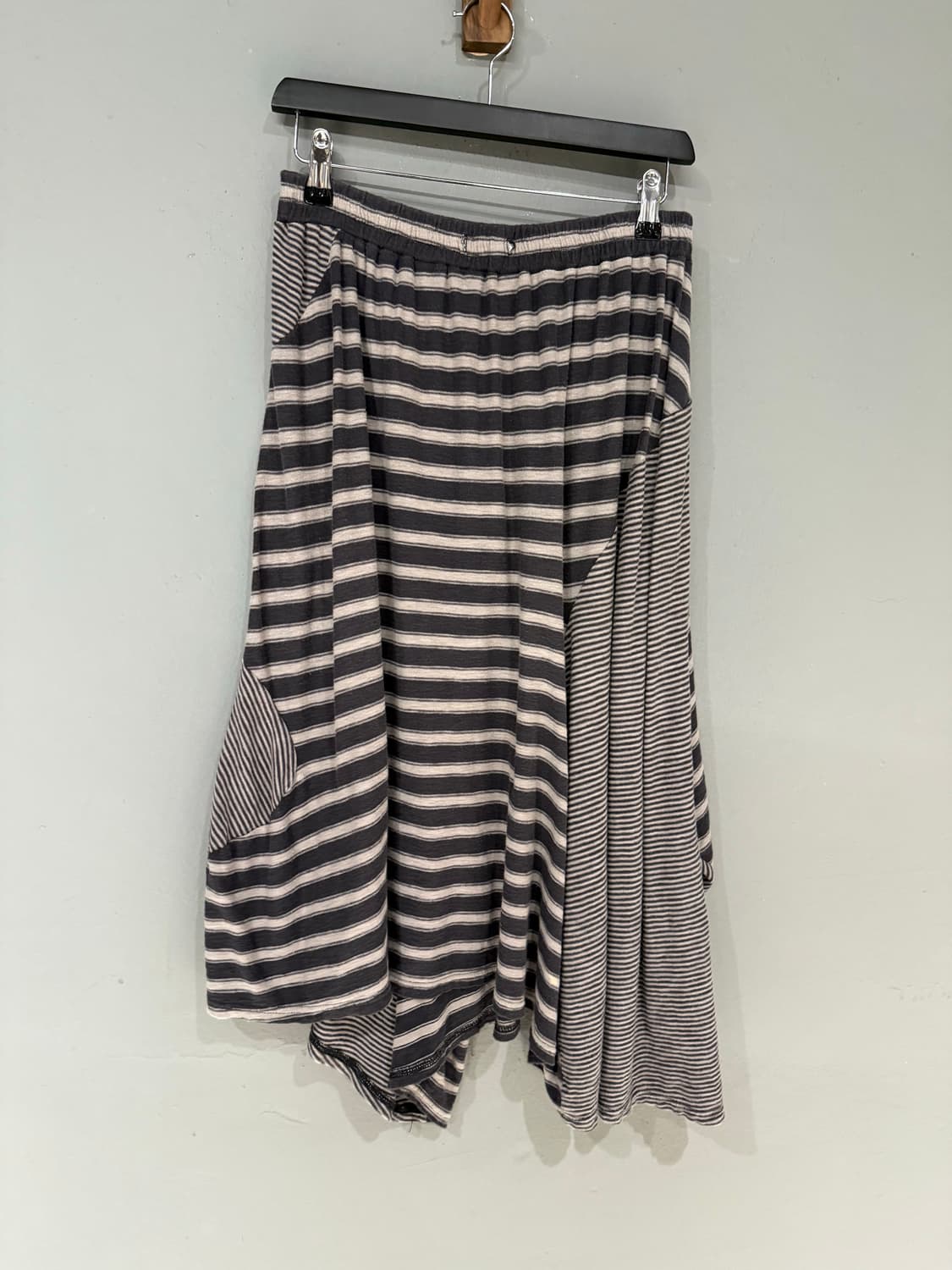 unbalance pattern mix detail skirt  상품이미지8