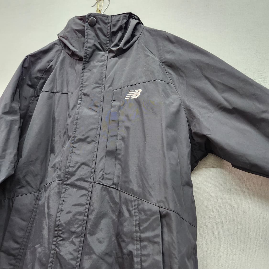 뉴발란스 로고 스트링 후드 바람막이 L(L) 상품이미지3