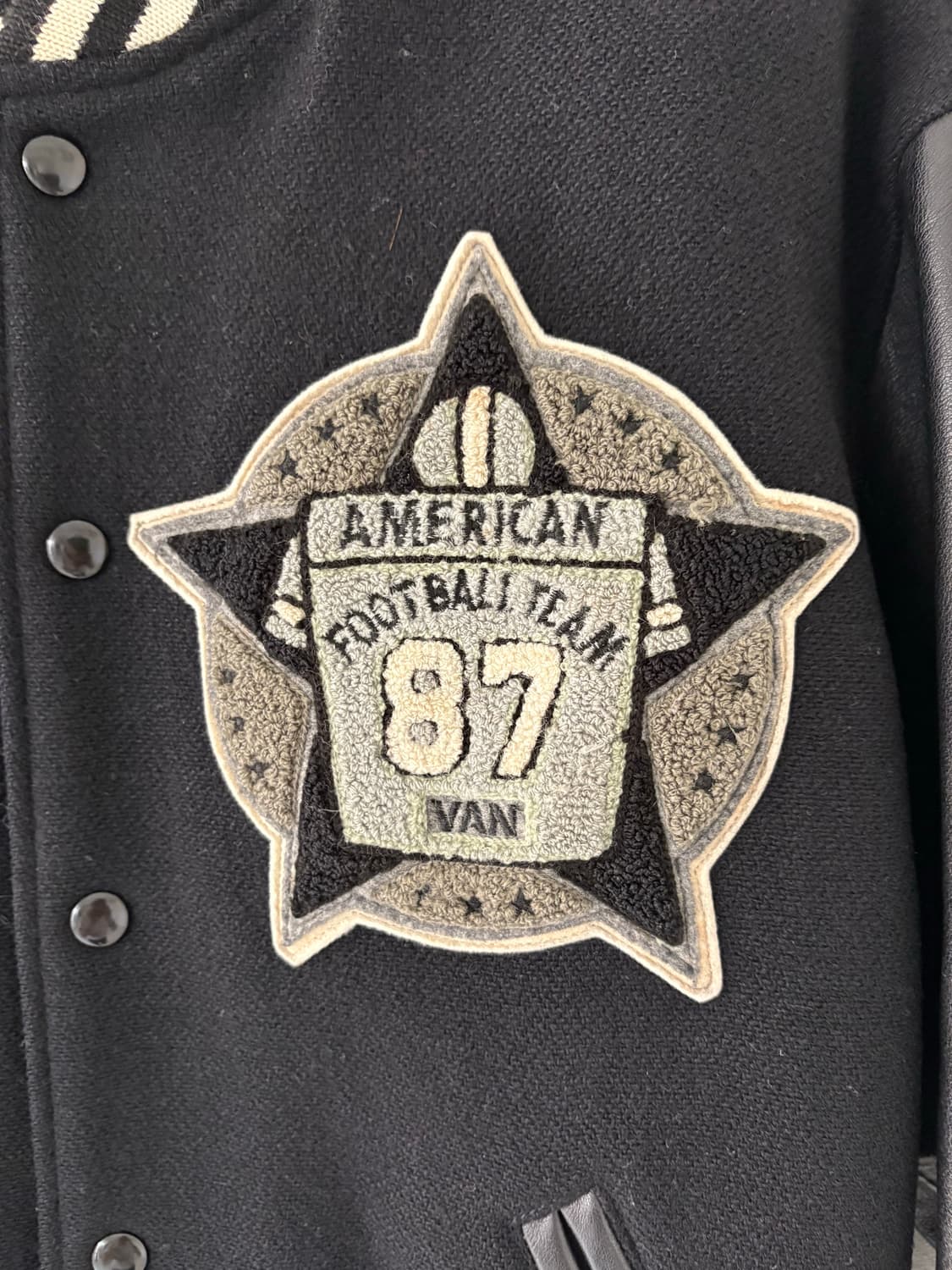 80's Van Jacket american football Letter 상품이미지4