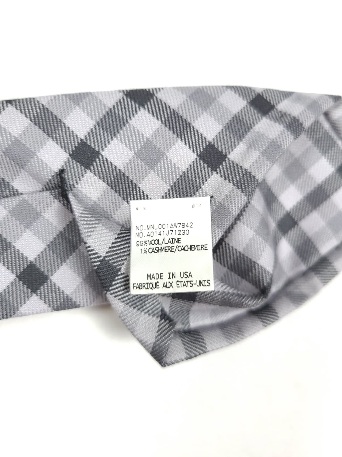 톰브라운 그레이 체크 넥타이 상품이미지7