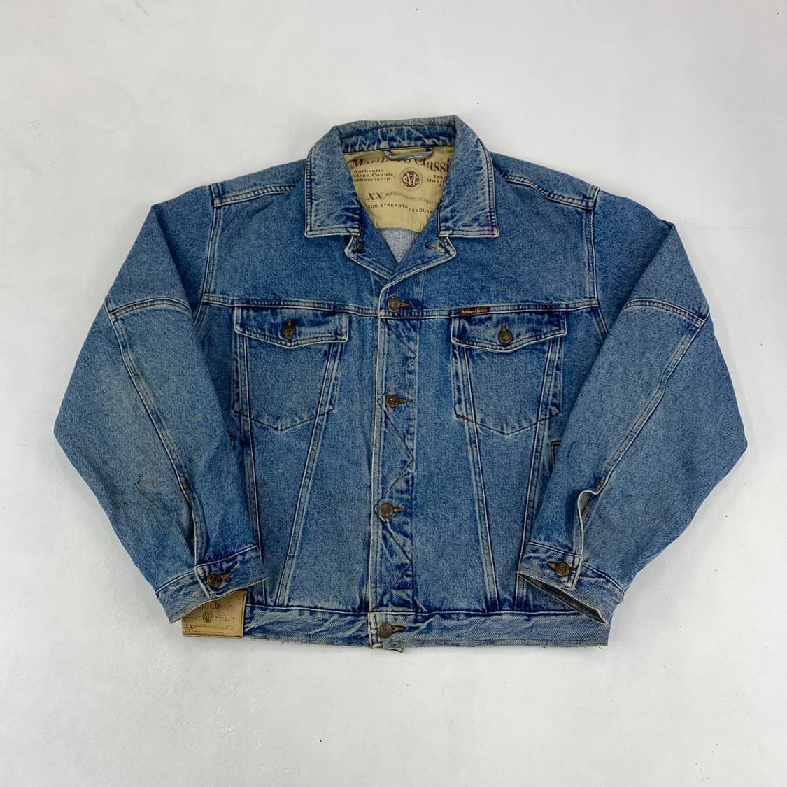 말보로 클래식 빈티지 포켓 데님 트러커 자켓 (100) 상품이미지1