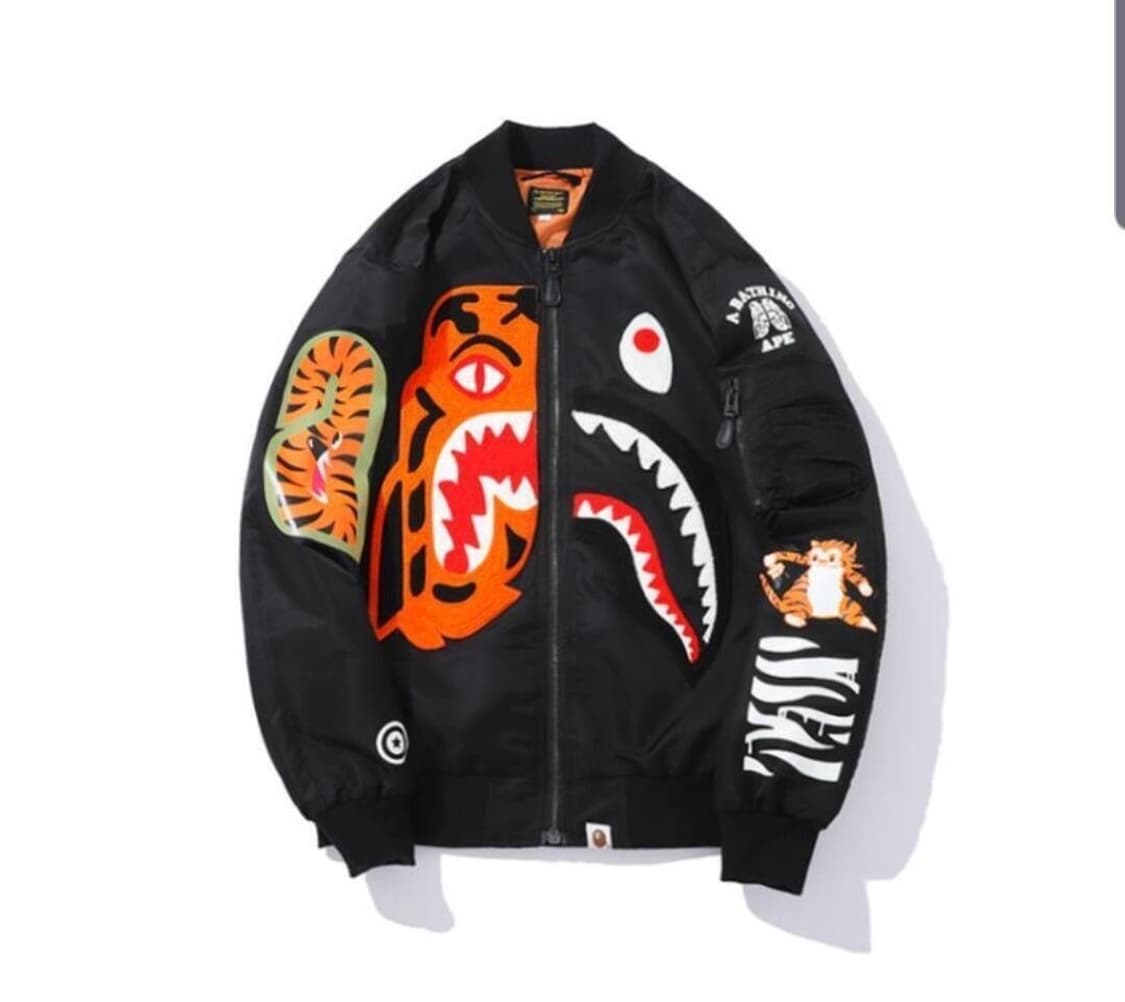 Bape ma-1 베이프 반반 ma-1 상품이미지2