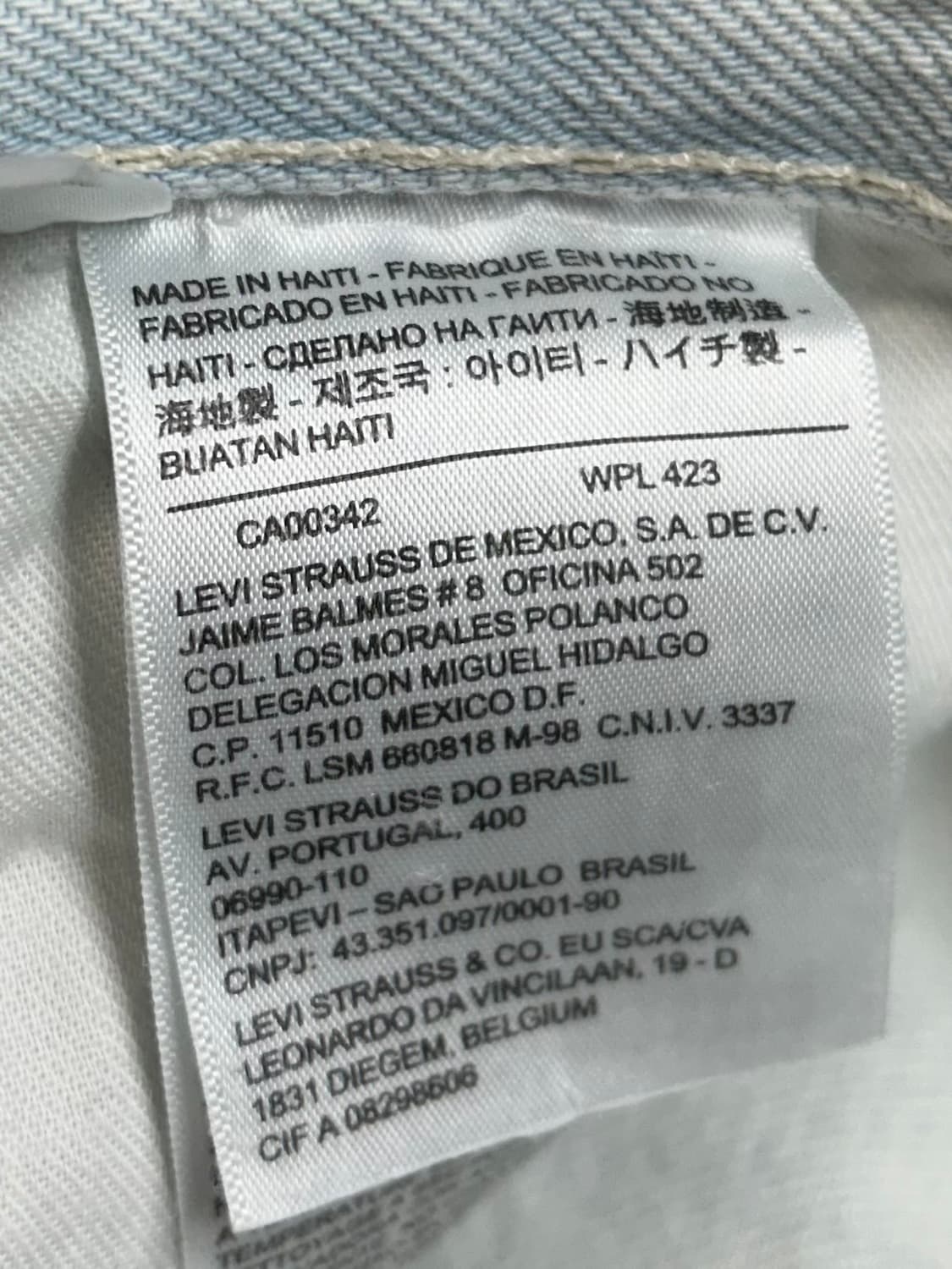 LEVI'S 505 washing denim pants 상품이미지10