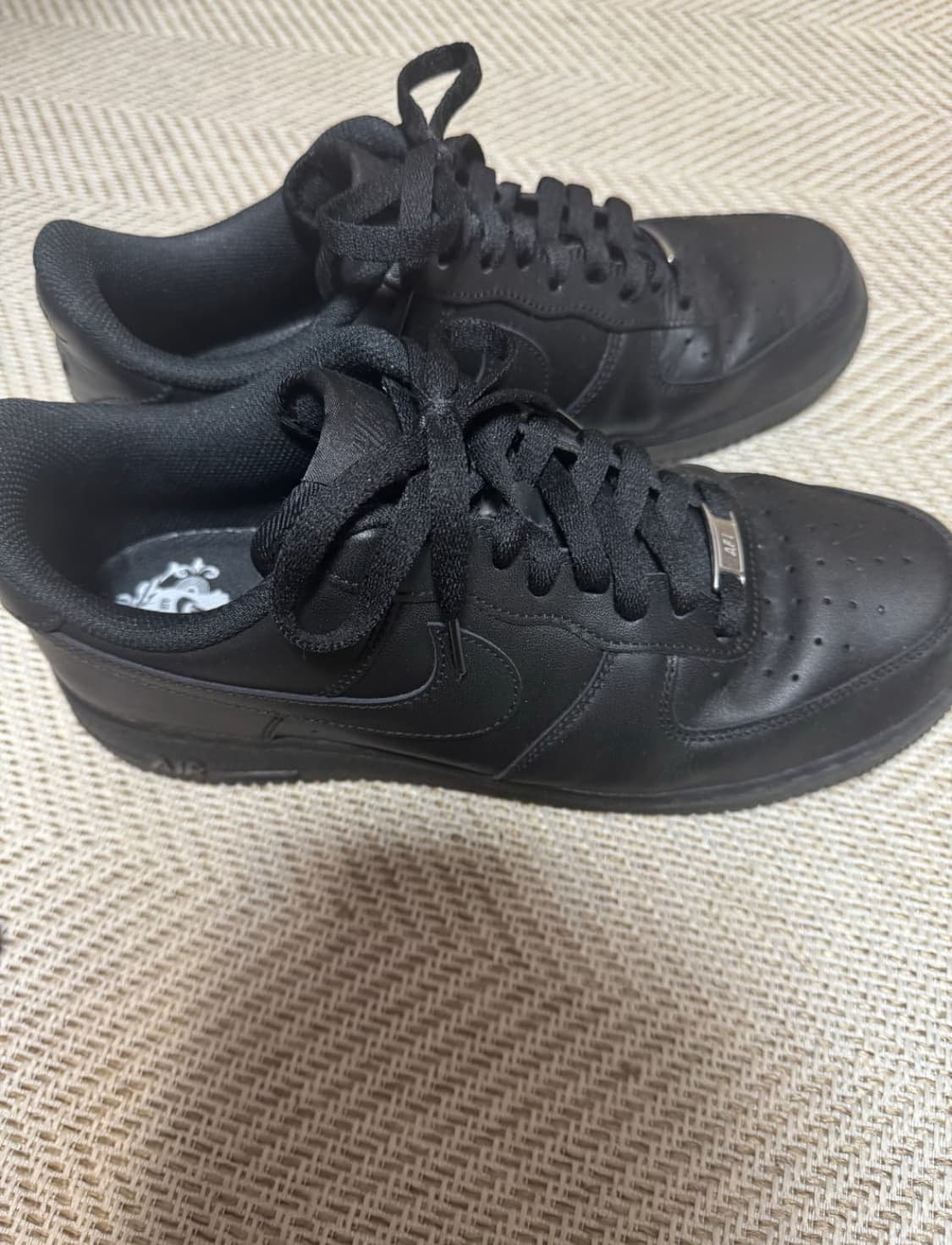 나이키 에어포스 블랙 280 상품이미지3