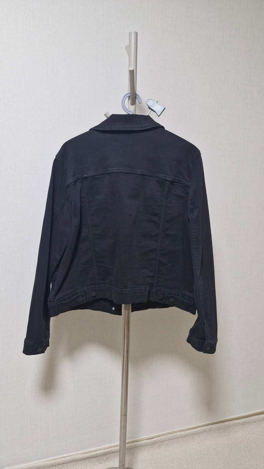 캘빈클라인 블랙 크롭 데님 자켓 100 상품이미지2
