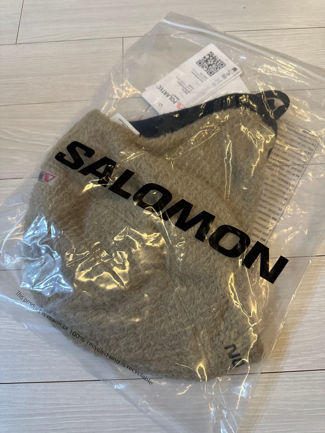 살로몬 시에라 플리스 비니 모카 새상품 상품이미지2