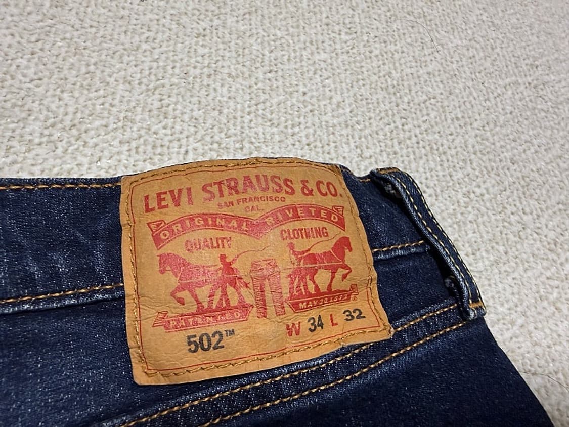 리바이스 502 청바지 남성용 36인치 상품이미지5