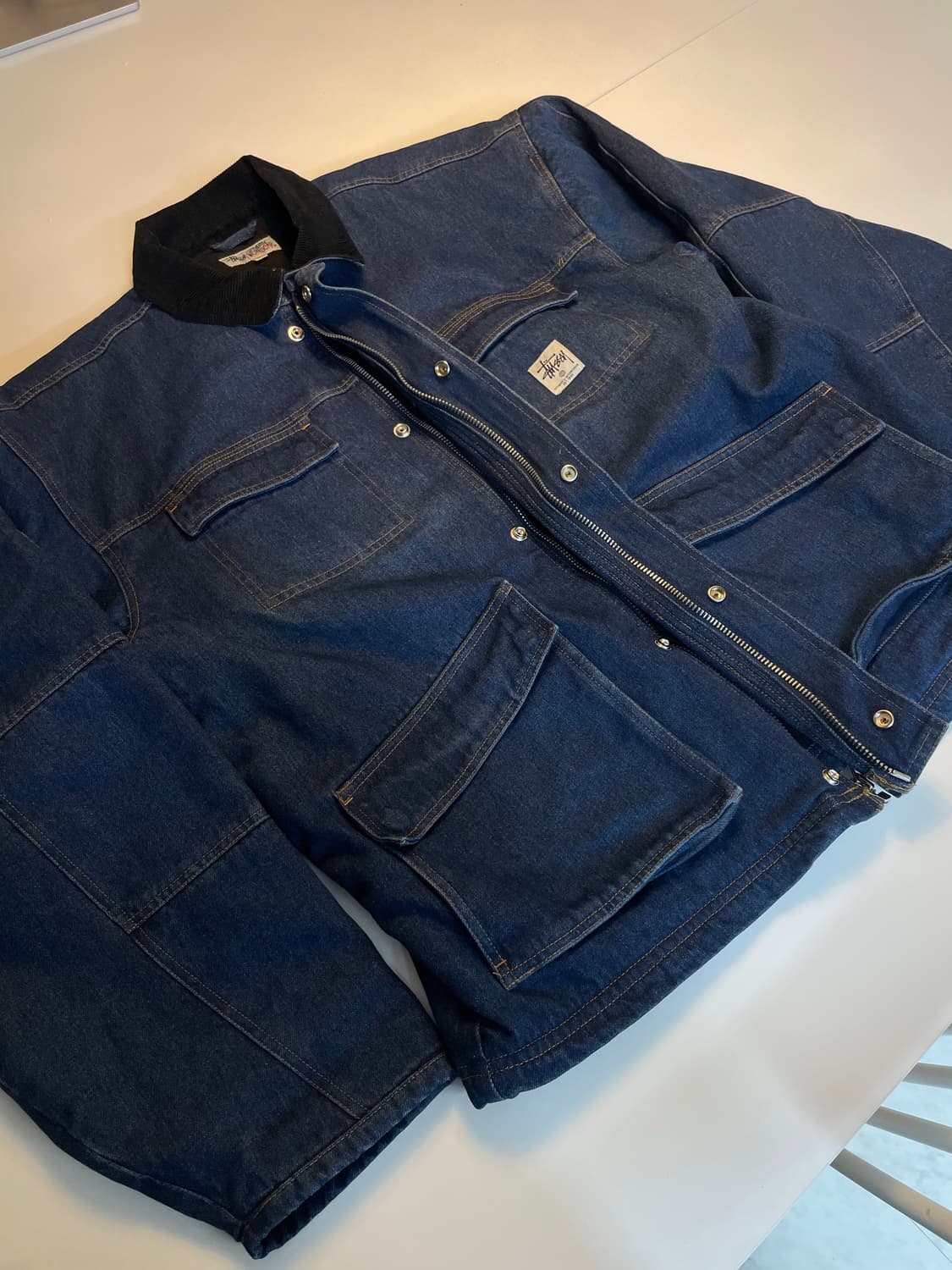 스투시 캔버스 청자켓 상품이미지1