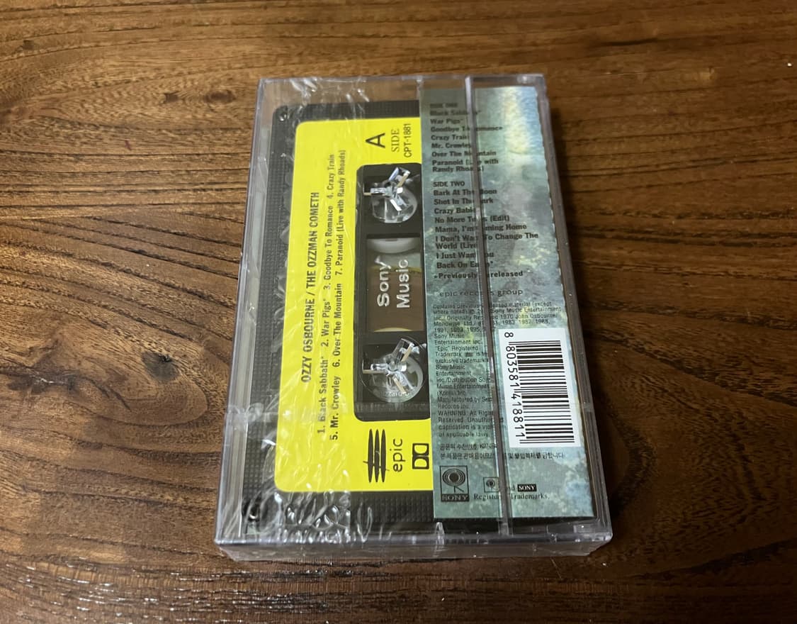 오지오스본 The Ozzman Cometh 미개봉 카세트테이프 상품이미지4