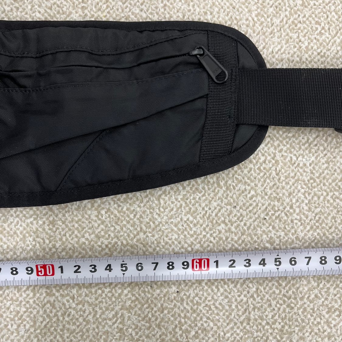 [실측확인] 노스페이스 블랙 힙색 슬링백 가방 0120M1 상품이미지5