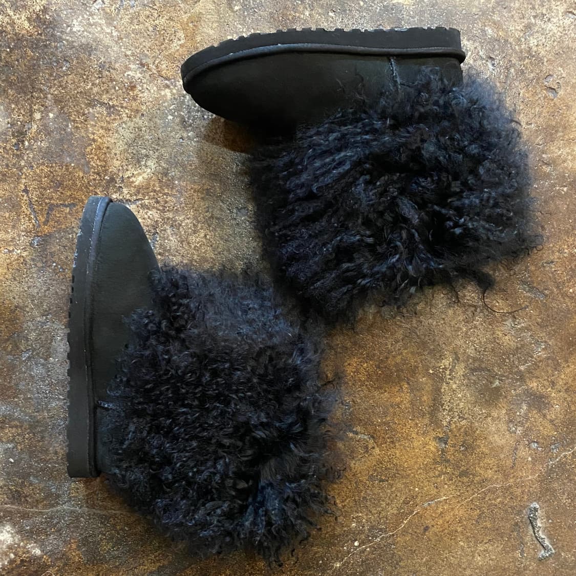 (250) UGG 어그 블랙 털 부츠 상품이미지7