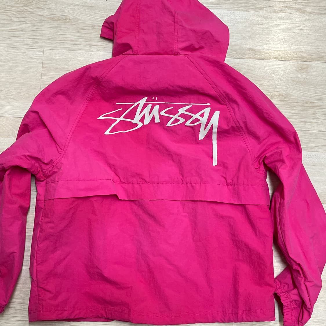 스투시 웨이브 다이 비치쉘 자켓 푸시아 M사이즈 상품이미지3