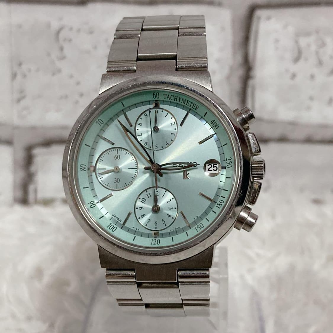 세이코 루키아 크로노그래프 티파니 메탈 시계 상품이미지2