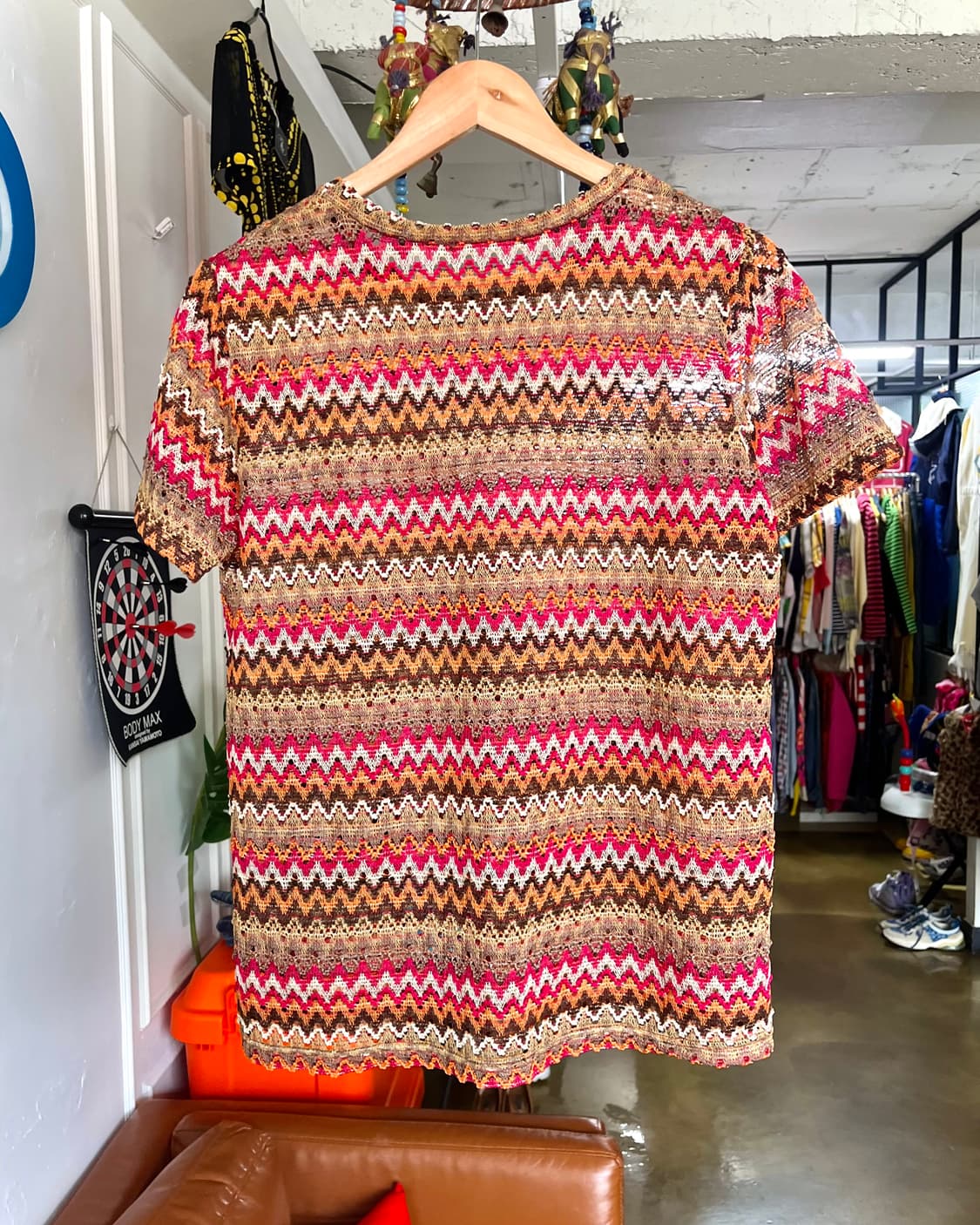 JPN Vintage Mixed Pattern Summer Knit 상품이미지7