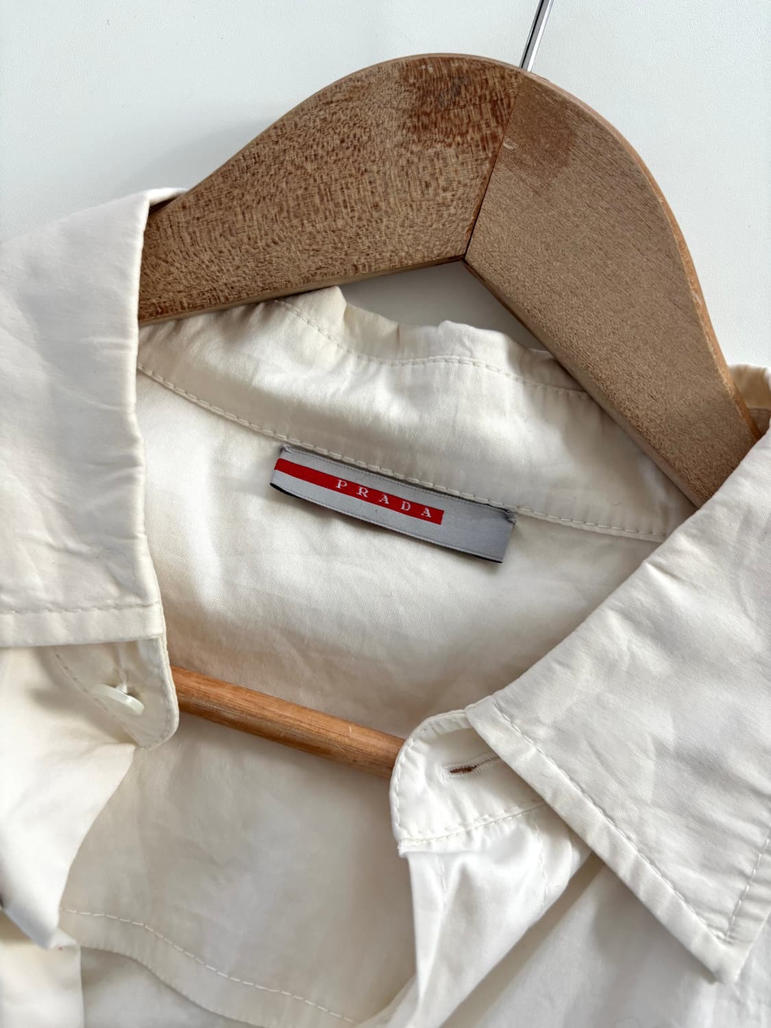 Prada 프라다 화이트 베이직 셔츠 상품이미지7