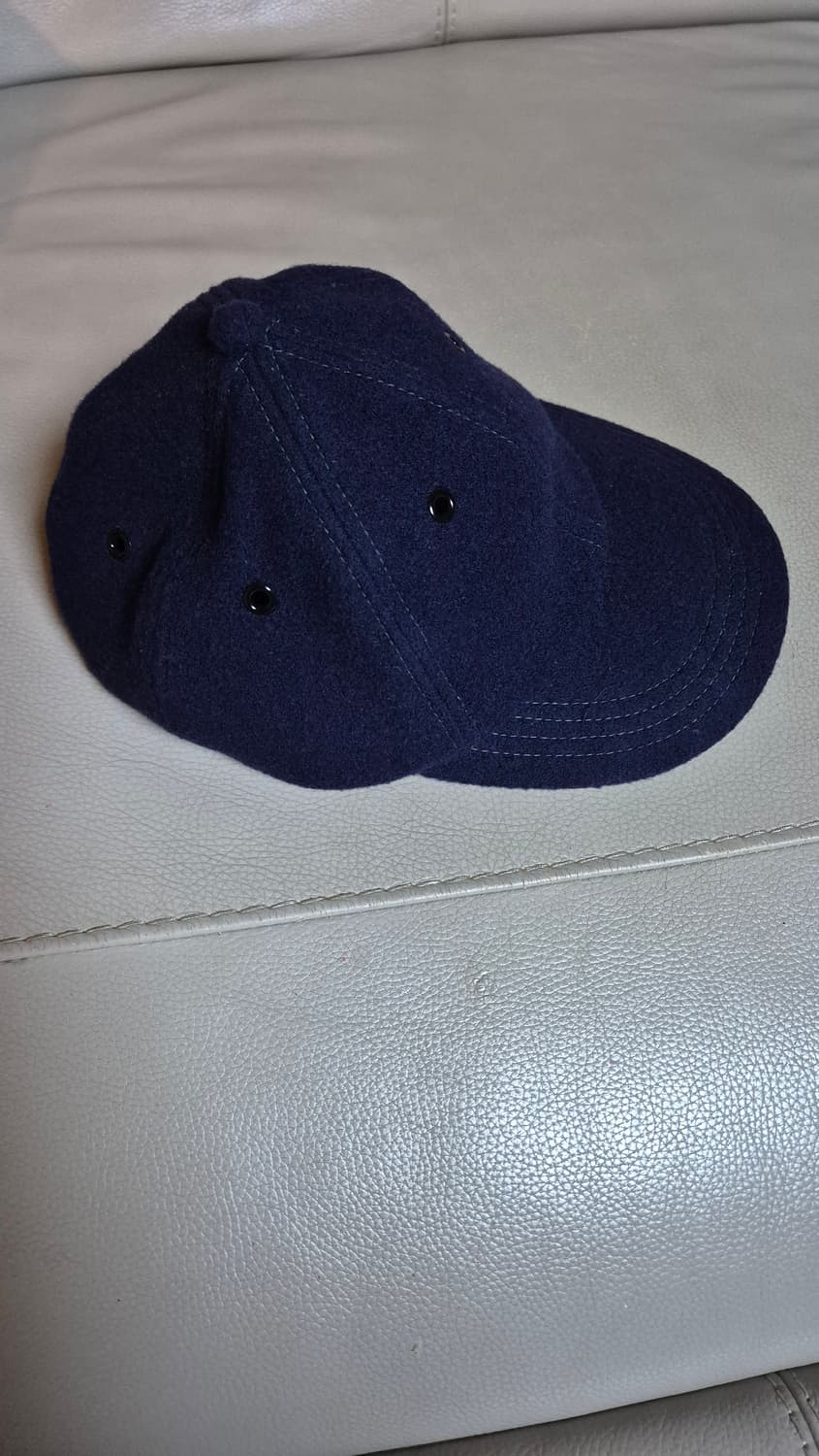 리얼맥코이 네이비 울 베이스볼캡 상품이미지2