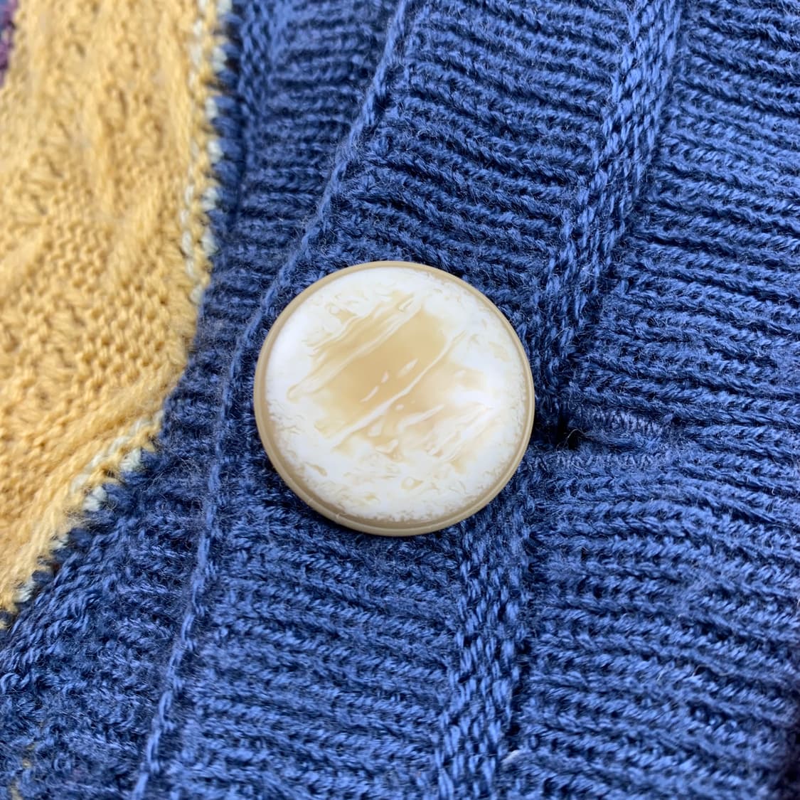 쿠지st 빈티지 케이블 니트 가디건 상품이미지5