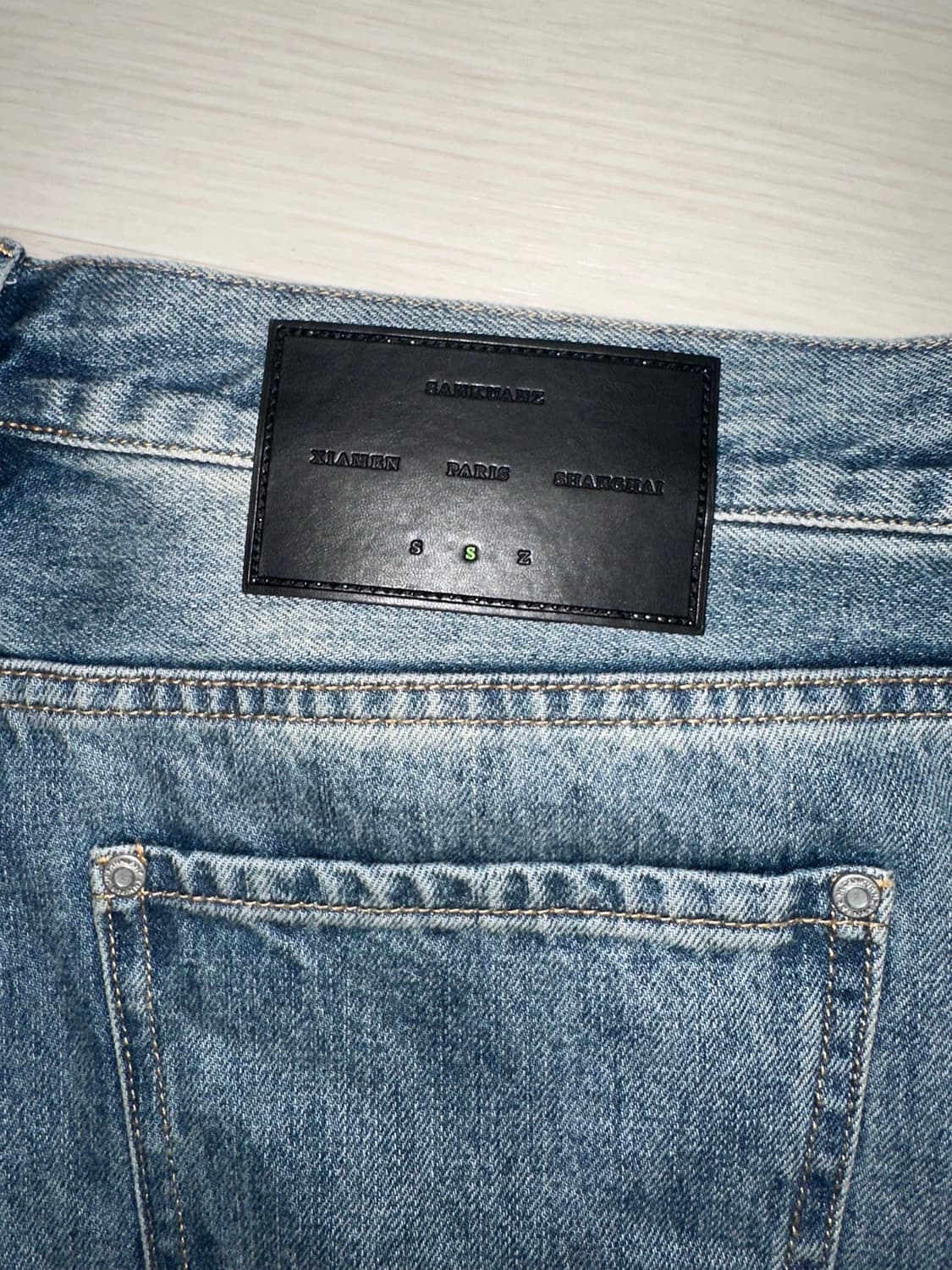 Sankuanz 산쿠안즈 중청 데님팬츠 상품이미지5