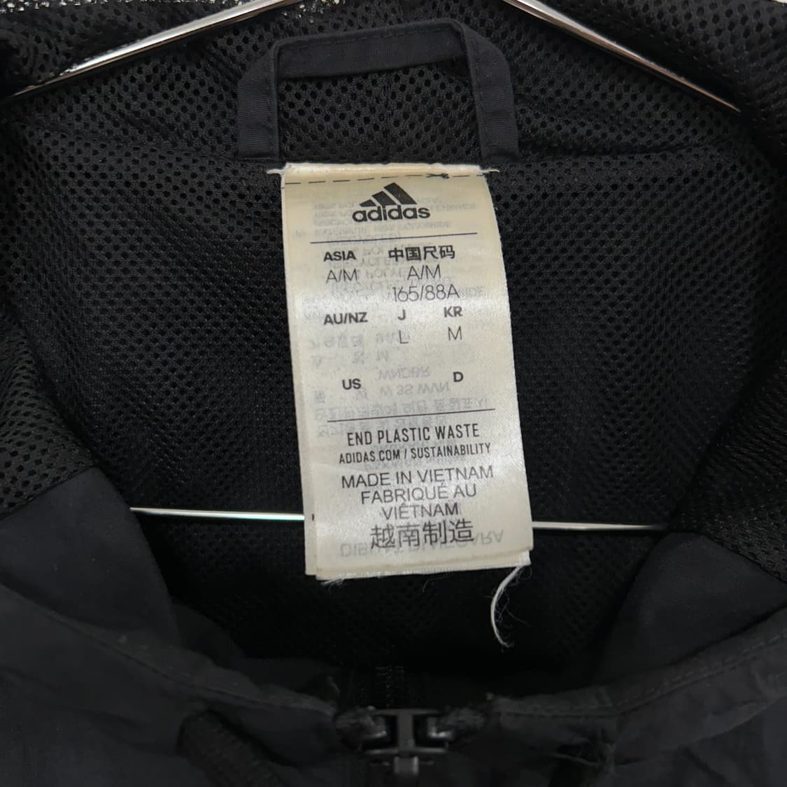 아디다스 올드스쿨 트랙 후드 크롭 바람막이 상품이미지3