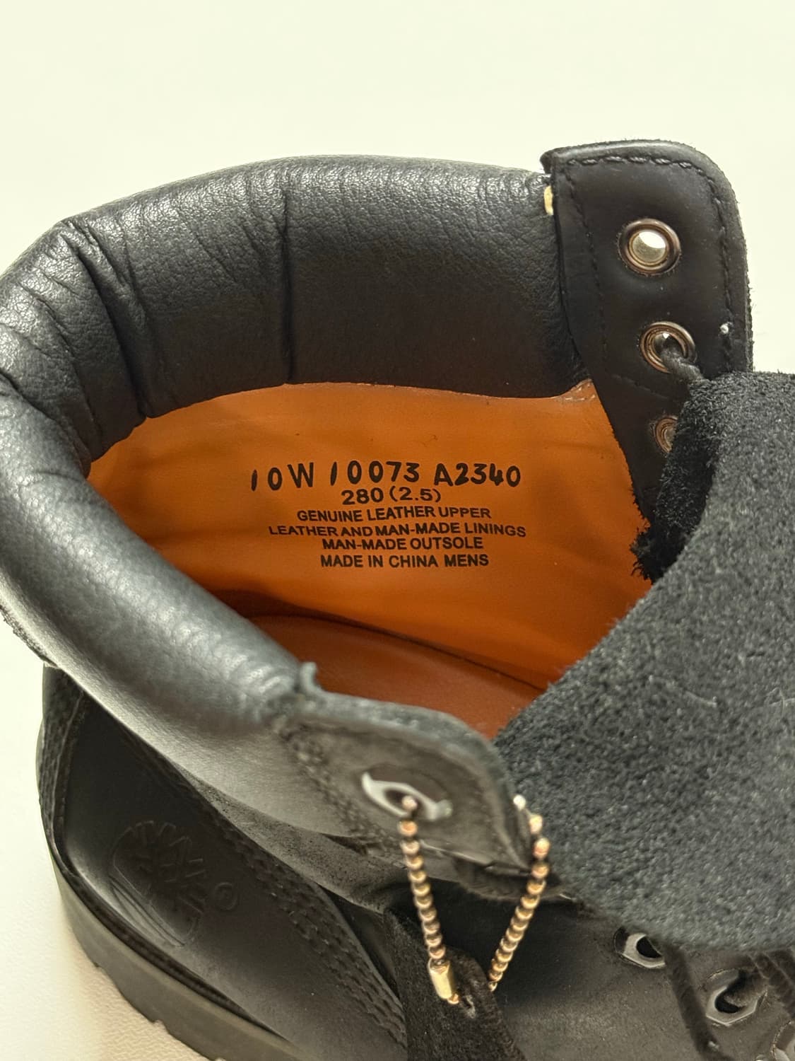 팀버랜드 6인치 워커 부츠 280 블랙 상품이미지10