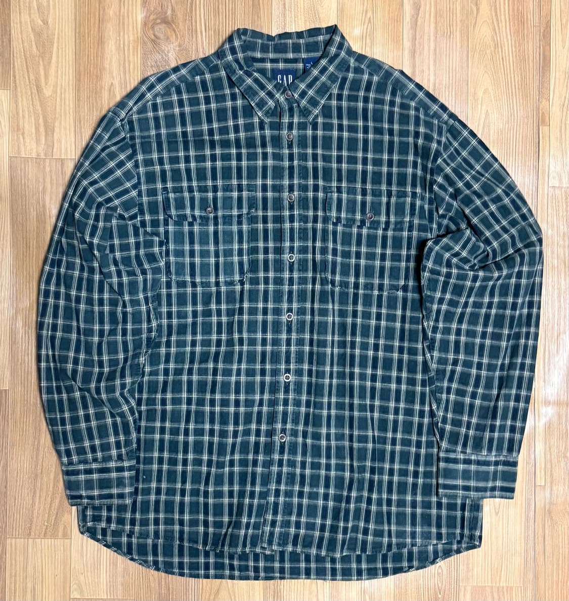 갭 빅 체크셔츠 L 상품이미지1