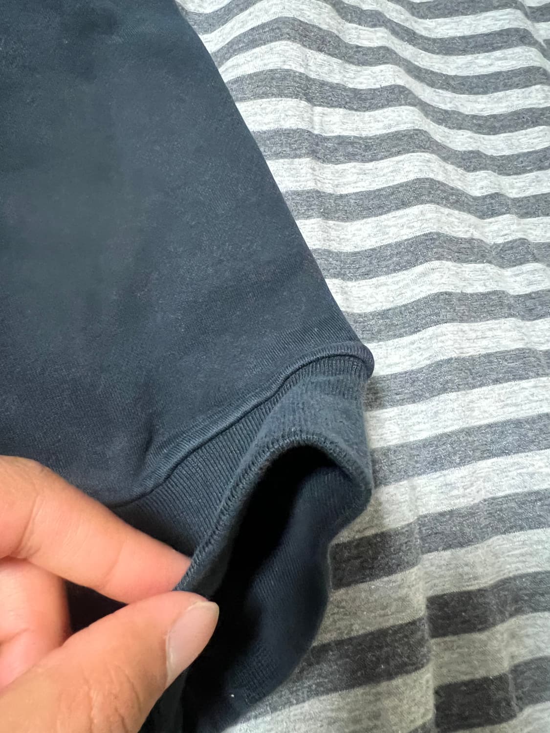 스톤아일랜드 오가닉코튼 플리스 스웨트셔츠 (L) 상품이미지5