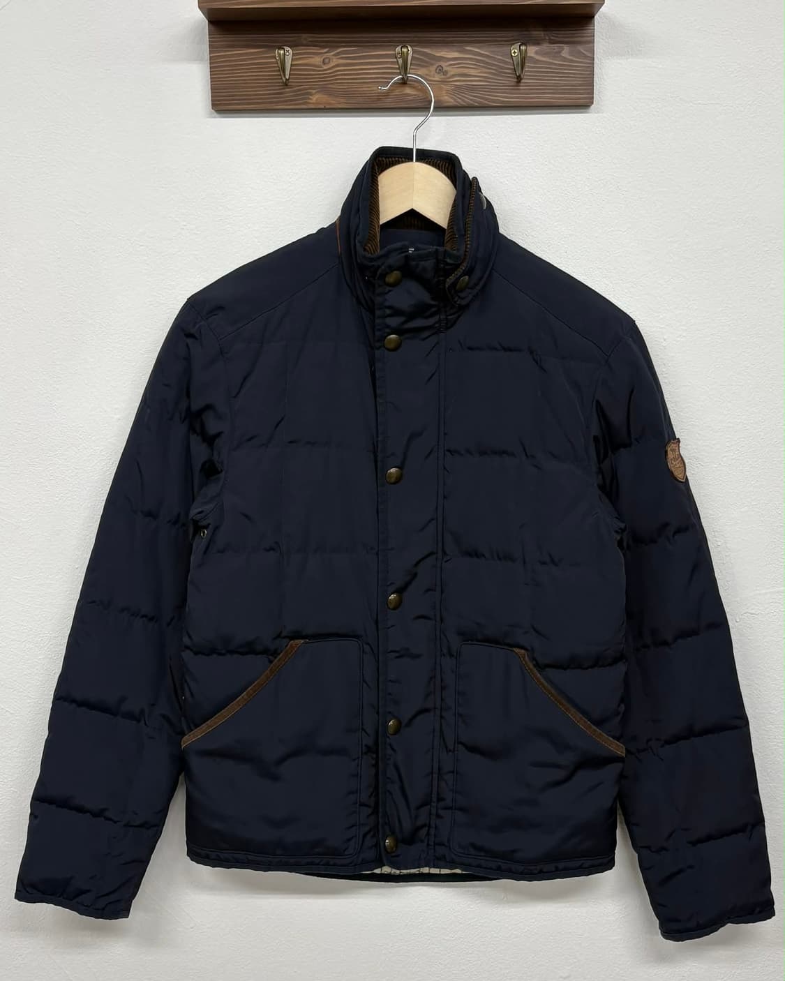 [S] 폴로 랄프로렌 레더 다운 패딩 자켓 상품이미지1