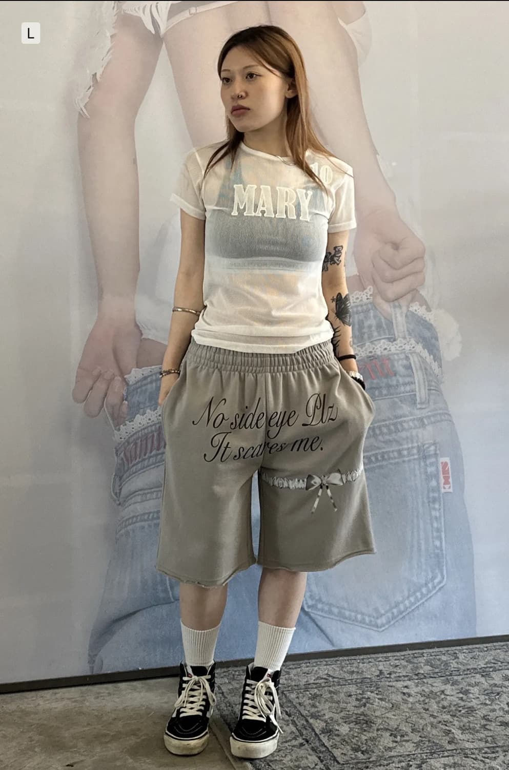 스컬프터 매쉬 티셔츠 새상품 상품이미지6