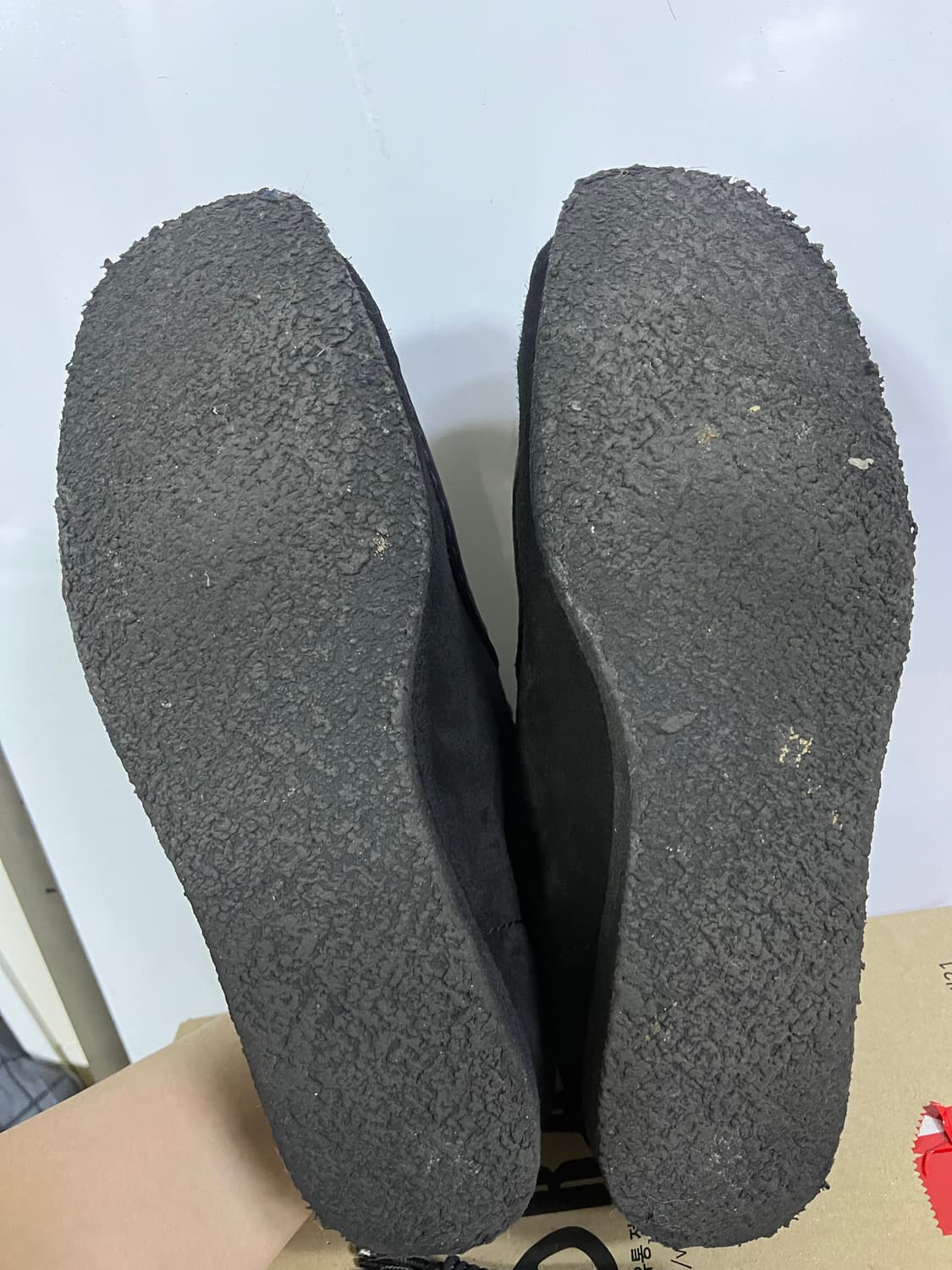 클락스 왈라비 블랙 스웨이드 280 상품이미지3