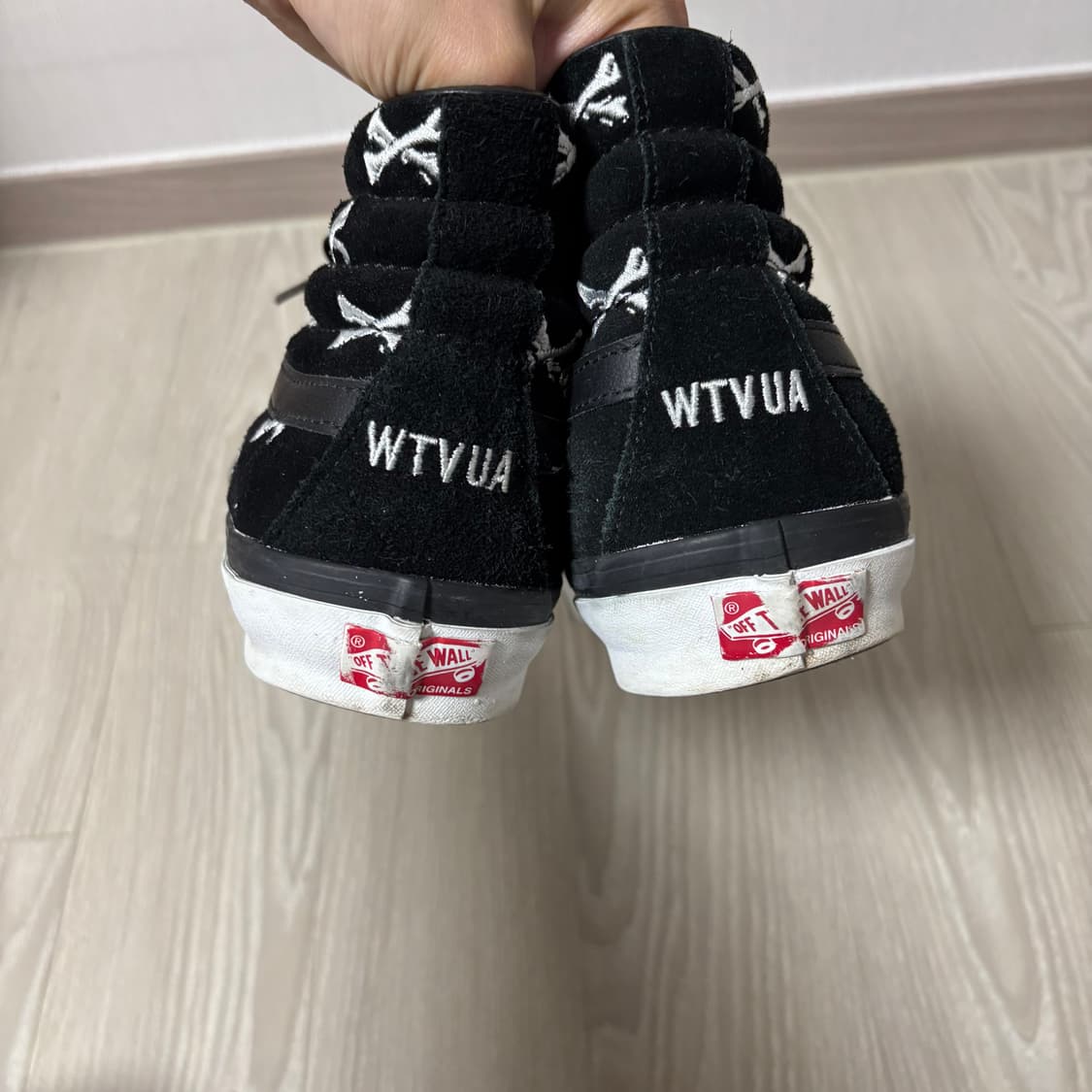 더블탭스x반스 스컬 하이탑 상품이미지7