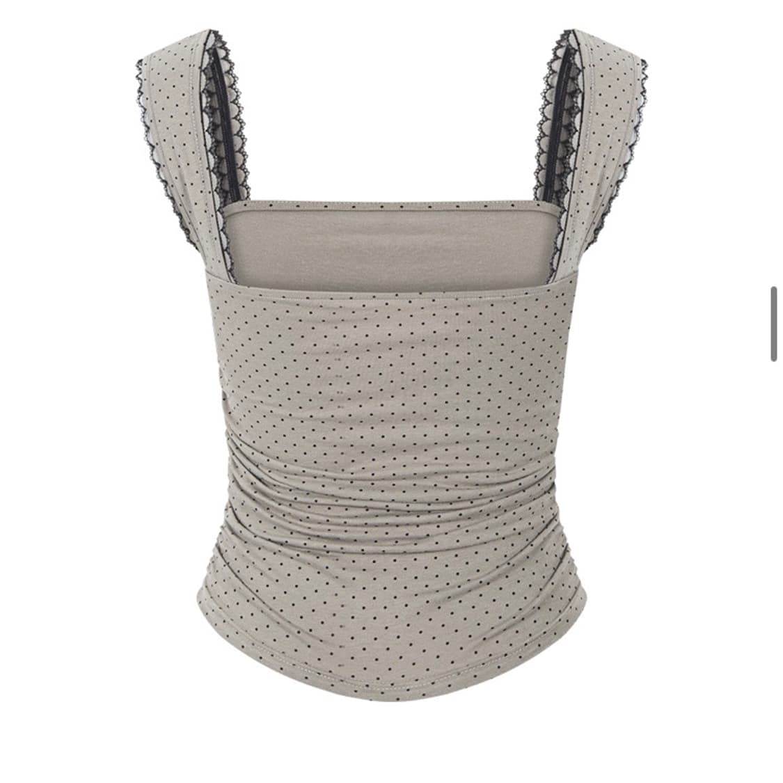 [새상품] 플리즈노팔로우 Anne Dot Lace Sleeveless  상품이미지2