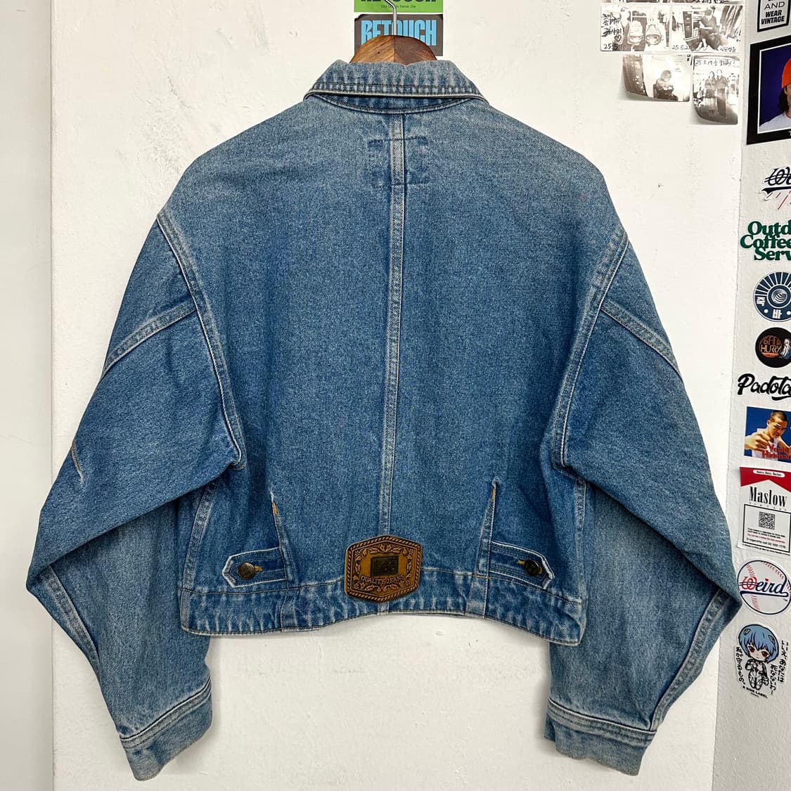 90‘s 리 플라워자수 데님자켓 상품이미지7