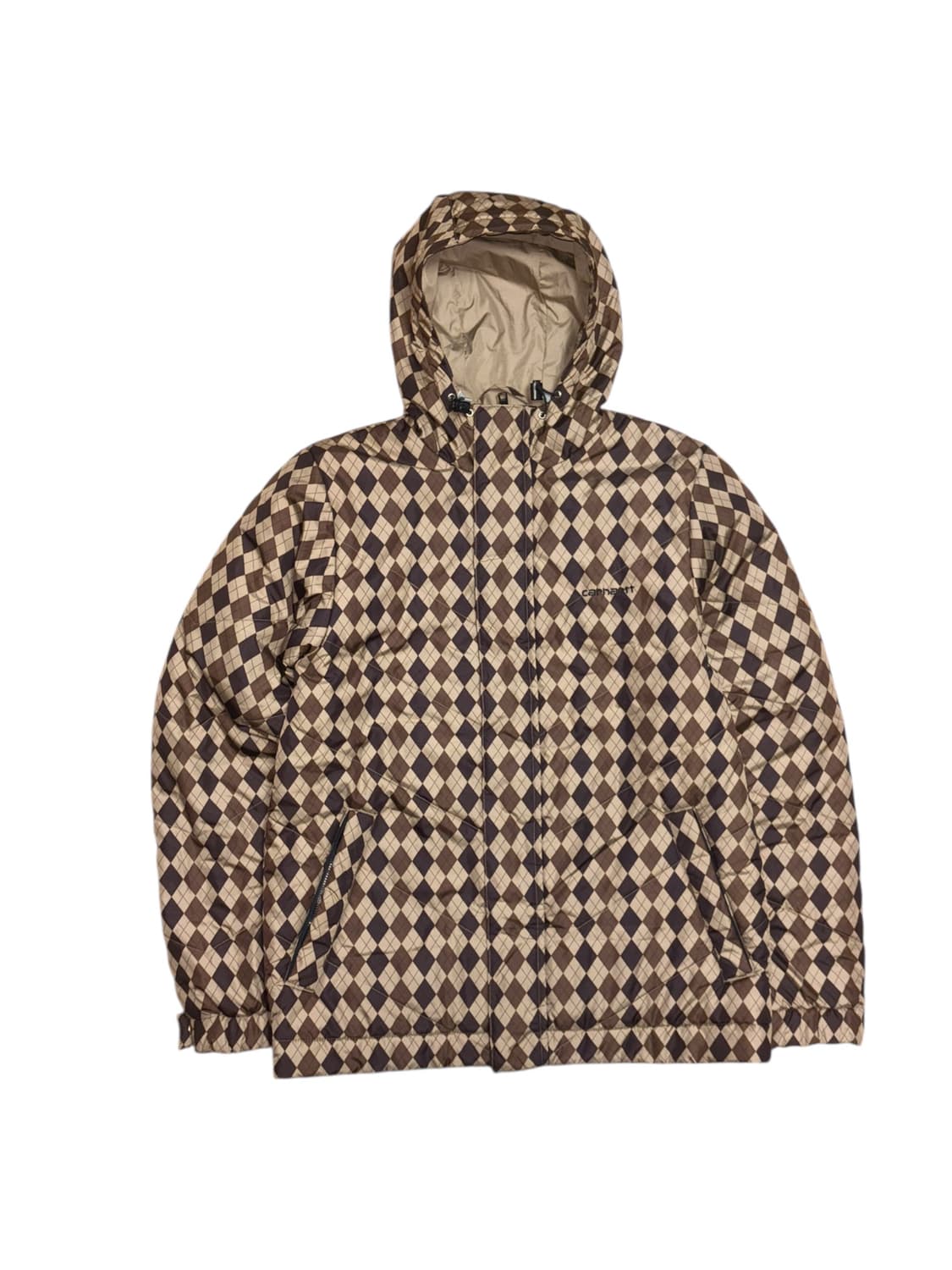 칼하트 다이아몬드 패턴 쉘 패딩 상품이미지3