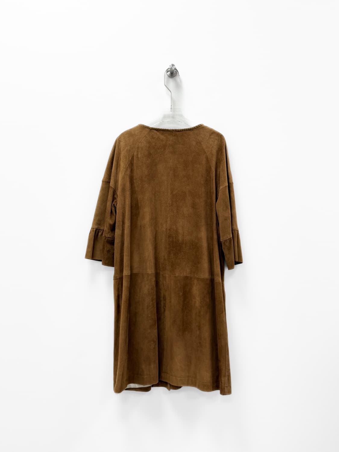 시모네타 라비짜 스웨이드 러플 코트 상품이미지3