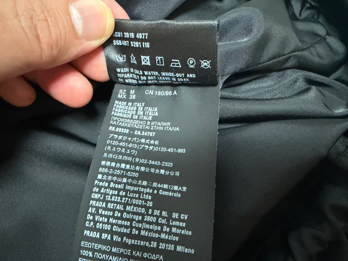 프라다 아노락 후드 SGB407 상품이미지5