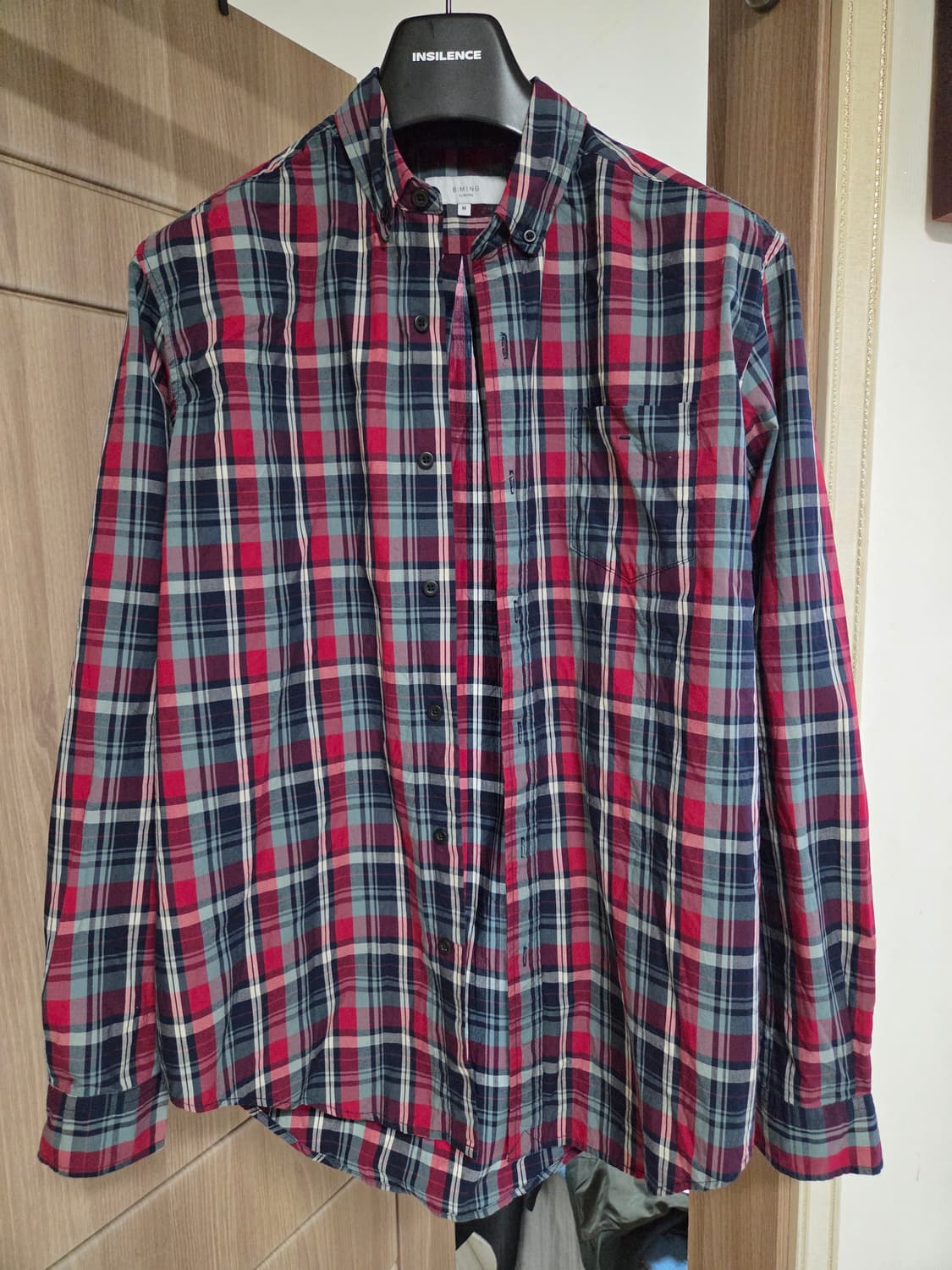 빔즈(B:MING by BEAMS) 체크 셔츠 L 100사이즈 상품이미지2