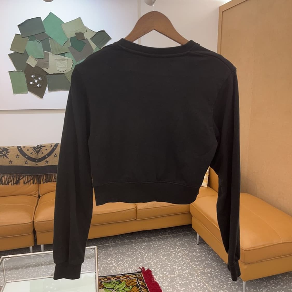 낫노잉 레이어드 볼레로 크롭 스웻셔츠 맨투맨 85 C06283 상품이미지2