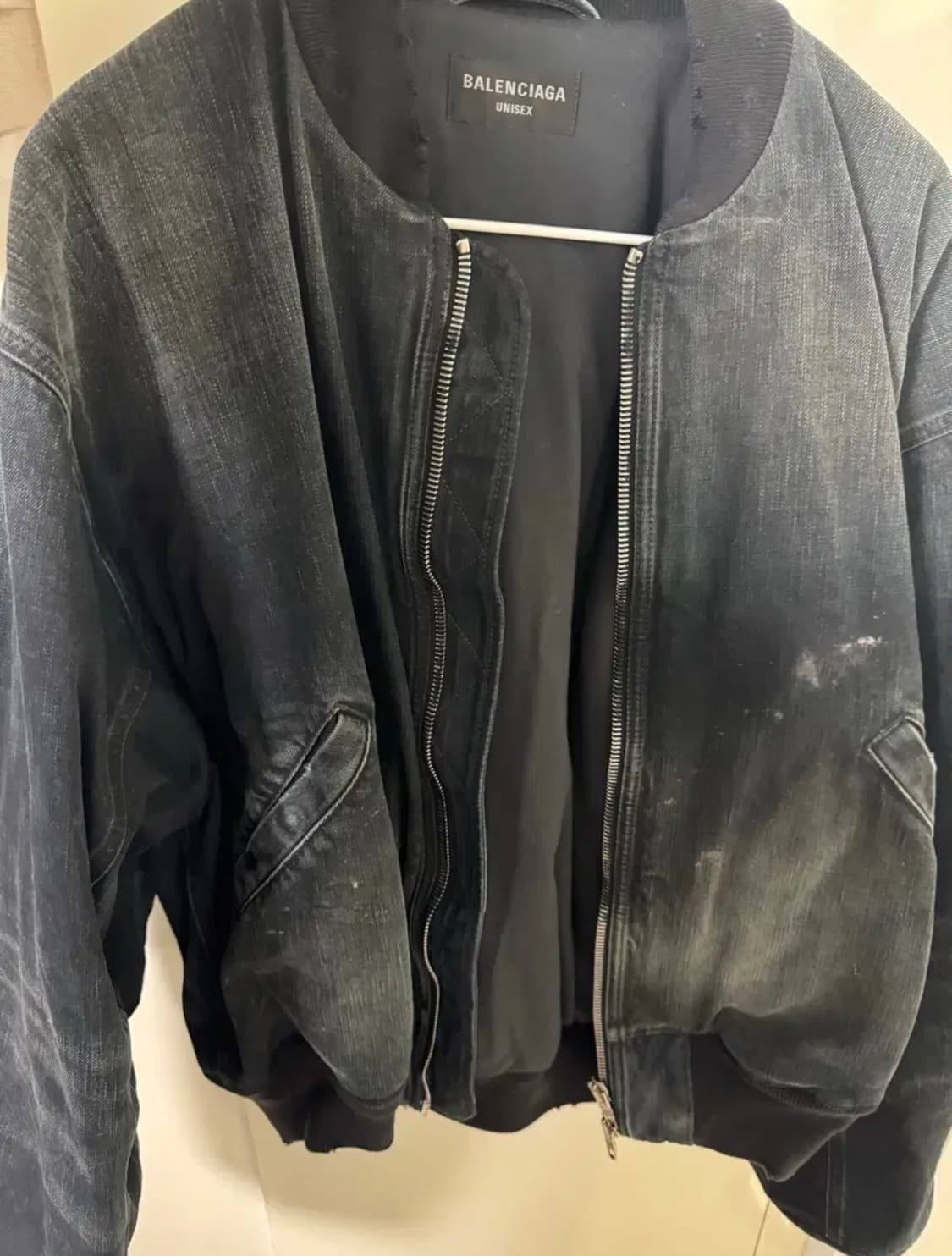 [S] 발렌시아가 25ss 봄버 자켓 블루 상품이미지2