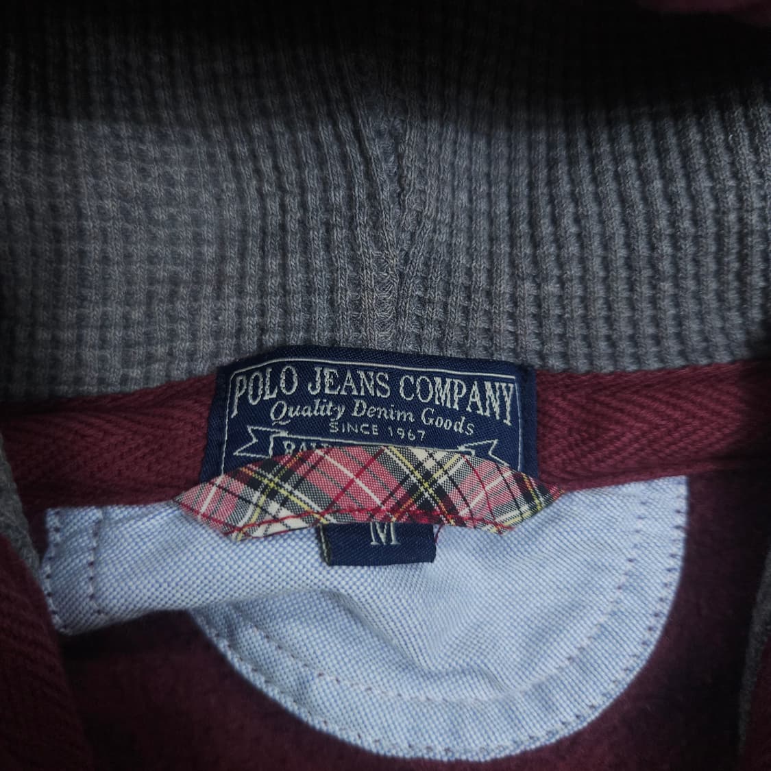 폴로진스 성조기 패치 써멀 후드 집업 M 상품이미지6